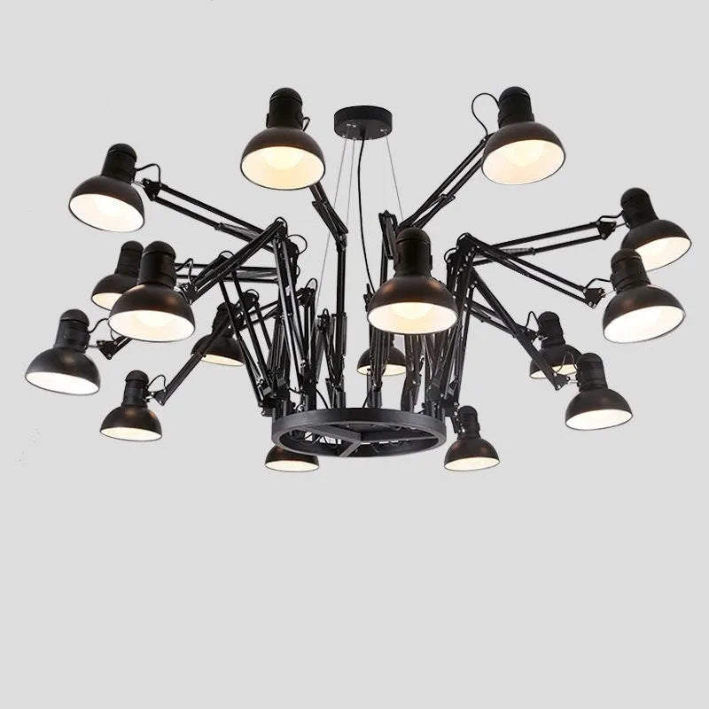 suspension en métal style araignée lumière led - vue 6 sur 6