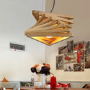 Creative fruit wood pendant light for modern island