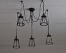 Nordic vintage adjustable spider chandelier
