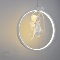 Modern gzmj round acrylic LED pendant light for hotel