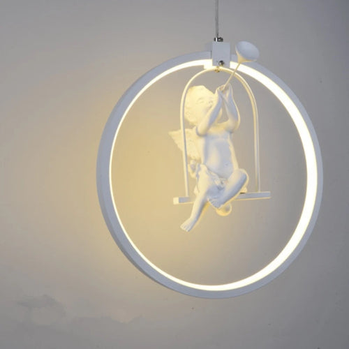 Modern gzmj round acrylic LED pendant light for hotel