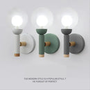 Nordic glass bedside lamp creative design for living room and hotel
