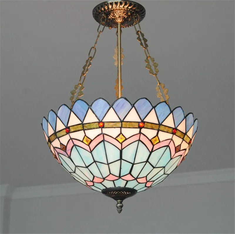 Modern glass pendant chandelier for an elegant interior - vue 4 sur 8