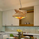 Creative fruit wood pendant light for modern island