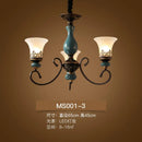Retro modern luxury ceramic LED chandelier