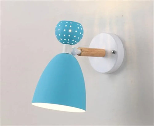 Modern Nordic wooden wall light for reading - vue 9 sur 13