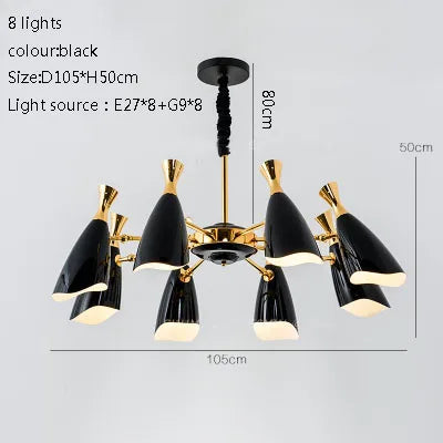 lustre moderne design nordique pour intérieur élégant