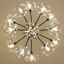 Dandelion crystal pendant light for modern ambience