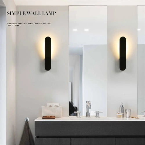 modern minimalist creative led wall light for indoor - vue 2 sur 8