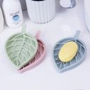 portable leaf-shaped double-layer soap box