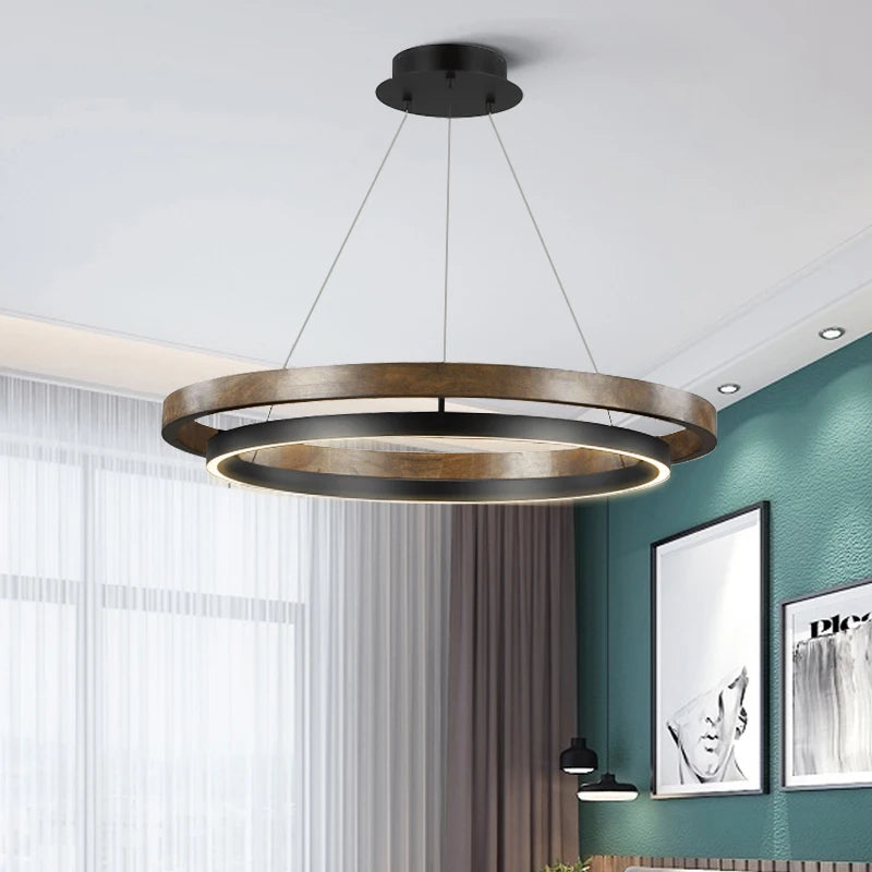 Modern round pendant light for interior decor