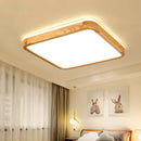 Ultra-slim Japanese solid wood LED ceiling light modern design 2021