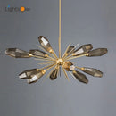 Creative post-modern minimalist elegant glass chandelier
