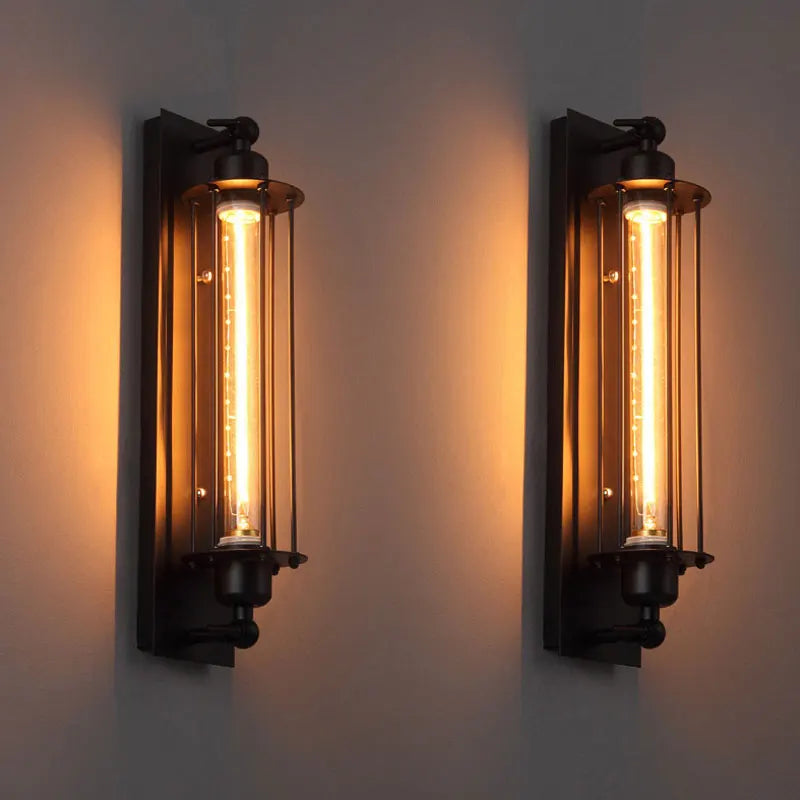 American retro LED wall light for balcony restaurant café