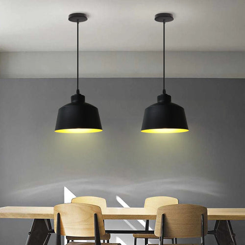 Modern nordic loft pendant light with 3 pendants for kitchen - vue 6 sur 9