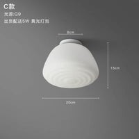 Nordic glass ceiling light pendant for modern interiors