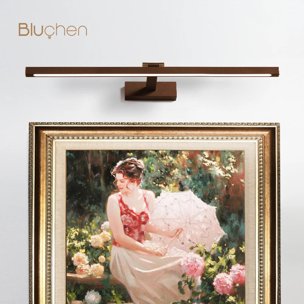 Modern LED wall light for indoor mirror