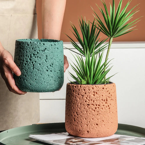Creative nordic style silicone flowerpot mould