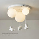 flying pig led ceiling light for children's decoration