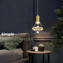 Customisable postmodern crystal LED chandelier