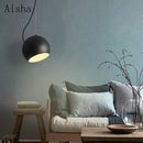 Nordic style round pendant light for interior decoration