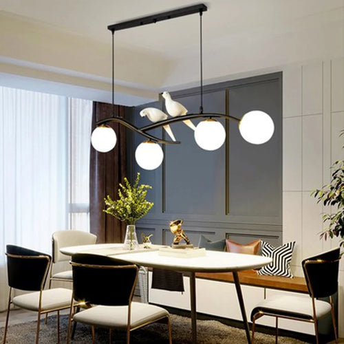 Modern Scandinavian bird pendant light decorative winfordo - vue 3 sur 18