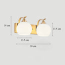 Luxury glass art deco wall light for indoor use