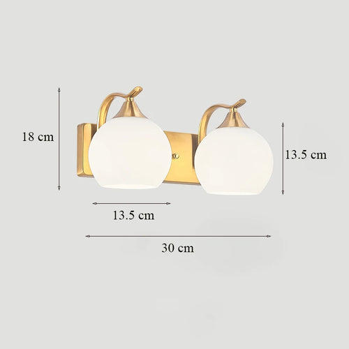 Luxury glass art deco wall light for indoor use - vue 10 sur 21
