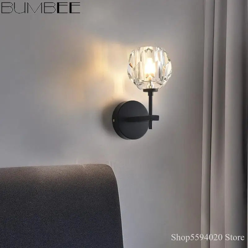 Nordic postmodern crystal wall light - vue 4 sur 10
