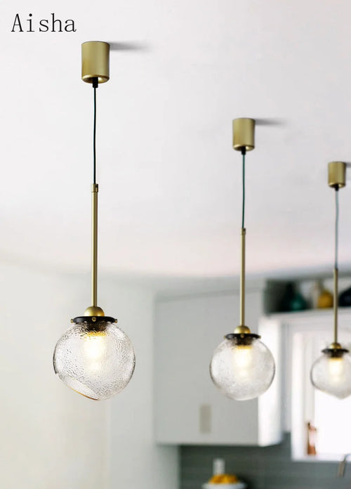 Creative Nordic glass pendant light for restaurants and shops - vue 2 sur 10