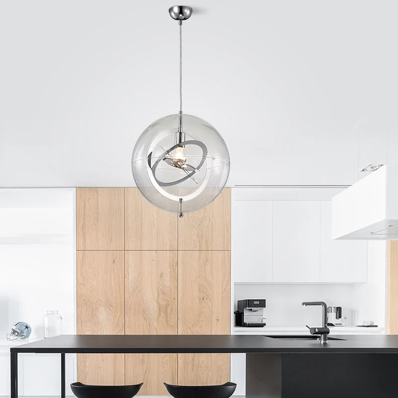 Personalised nordic glass star chandelier for modern interiors - vue 4 sur 7