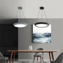 Modern round LED pendant light for decorative indoor lighting