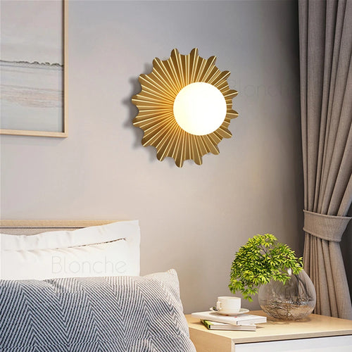 Modern decorative nordic iron solar LED wall lights - vue 5 sur 7