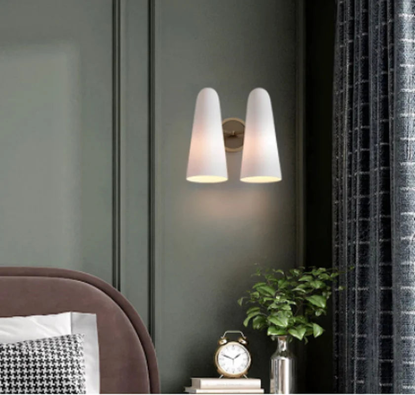 Modern glass indoor wall light - vue 4 sur 6