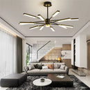 Modern Nordic iron art chandelier with LED lighting
