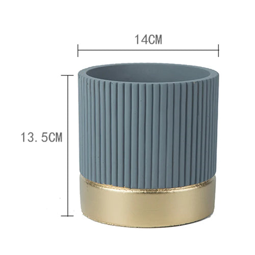 Homemade concrete flowerpot silicone mould - vue 11 sur 14