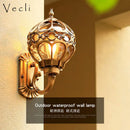 Waterproof outdoor wall light for garden and decor