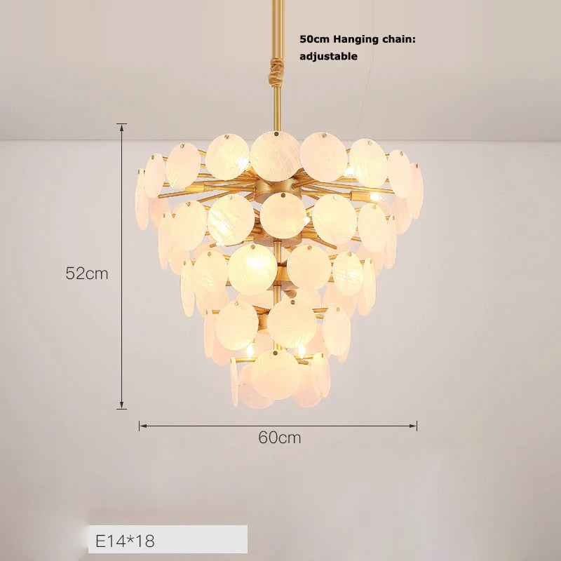 Modern designer chandelier with coloured agate for interiors - vue 13 sur 15