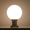 Decorative outdoor pillar ball lamp for garden lighting