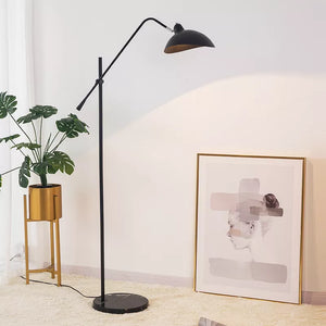 Simple nordic gold floor lamp