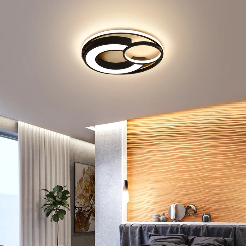 Nordic design round ceiling light for modern interiors