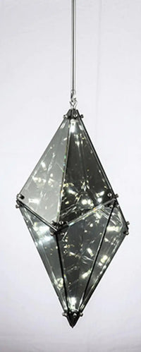Luxurious modern style glass pendant light