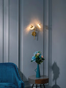 Creative copper wall light for elegant interiors
