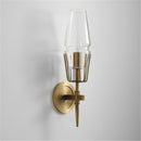 Nordic retro crystal LED wall light for home decoration