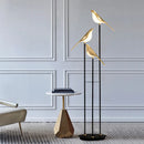 Nomi LED floor lamp postmodern bird golden electroplated luxury reading light