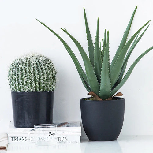 Artificial succulent plants for indoor and outdoor decoration - vue 2 sur 8