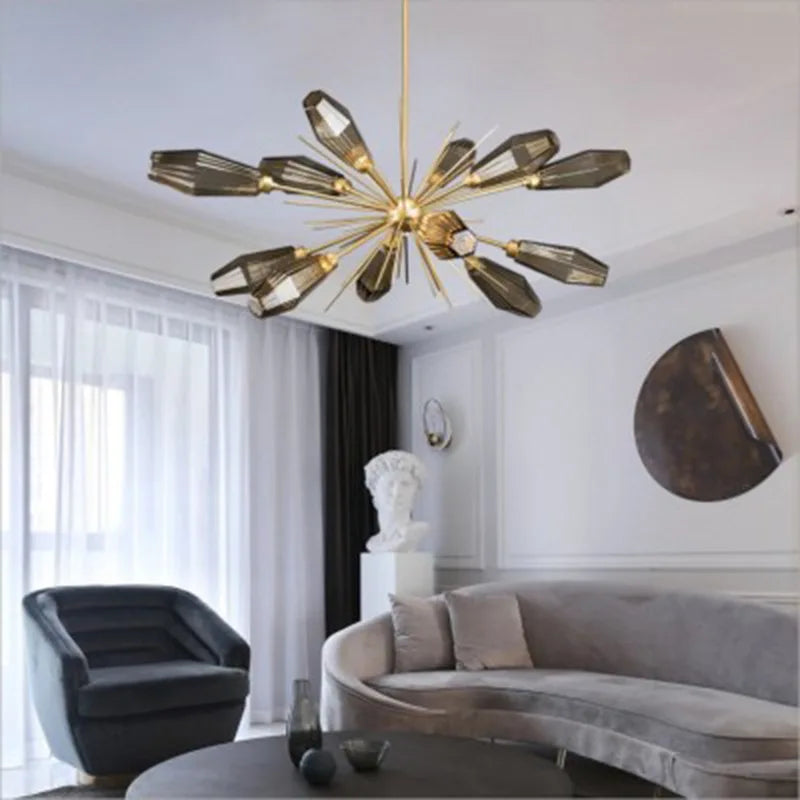Modern artistic glass designer chandelier