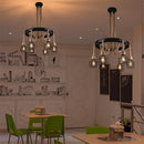 Vintage hemp rope pendant light for restaurant, café and bar