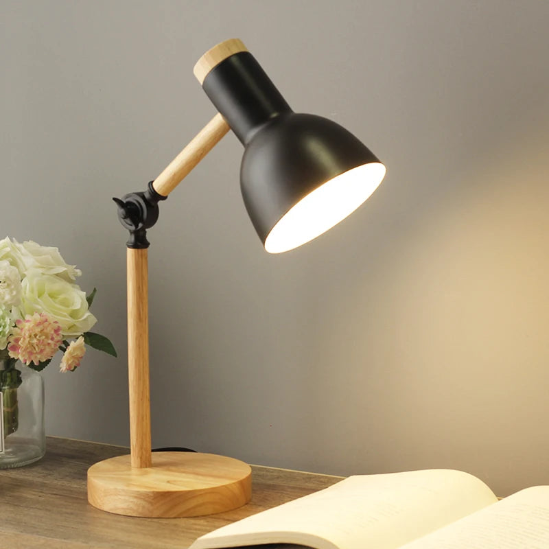 Adjustable nordic desk lamp for reading and eye protection