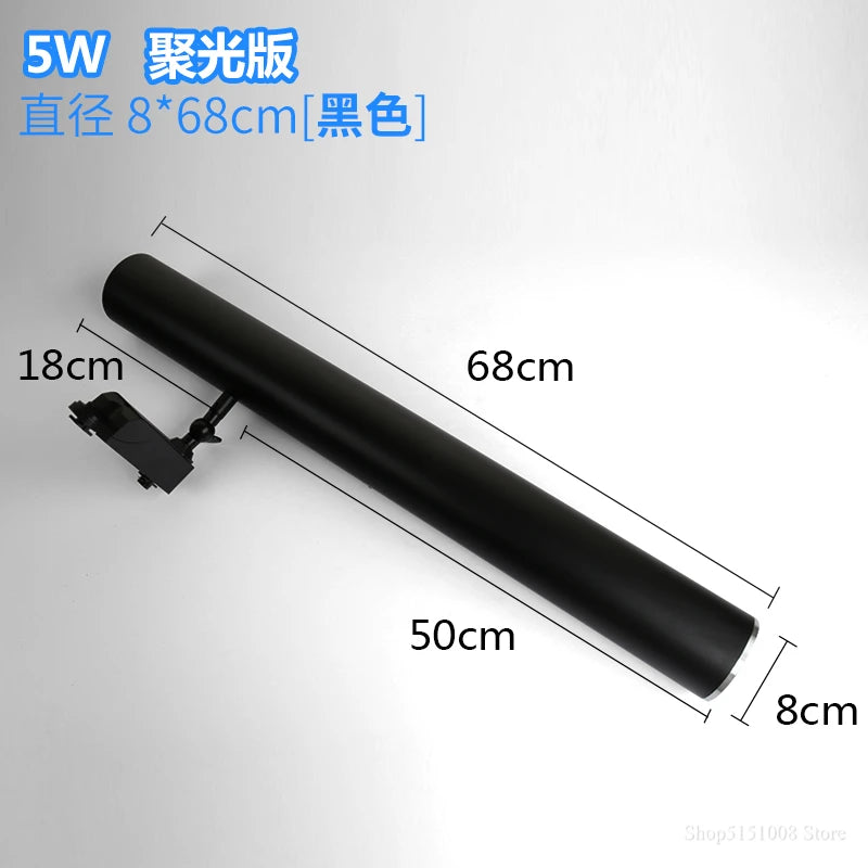 Led pendant track light for bar or industrial restaurant - vue 16 sur 17